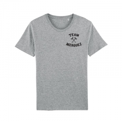 T-shirt Team Merguez élégance - cadeau homme viande GRIS