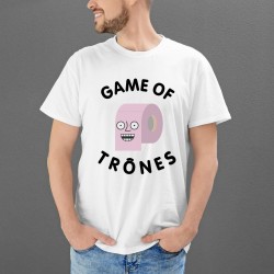 T-Shirt Game Of Thrones - cadeau homme drôle roi des toilettes