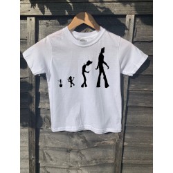 T-shirt Groot Evolution - Taille adulte et enfant