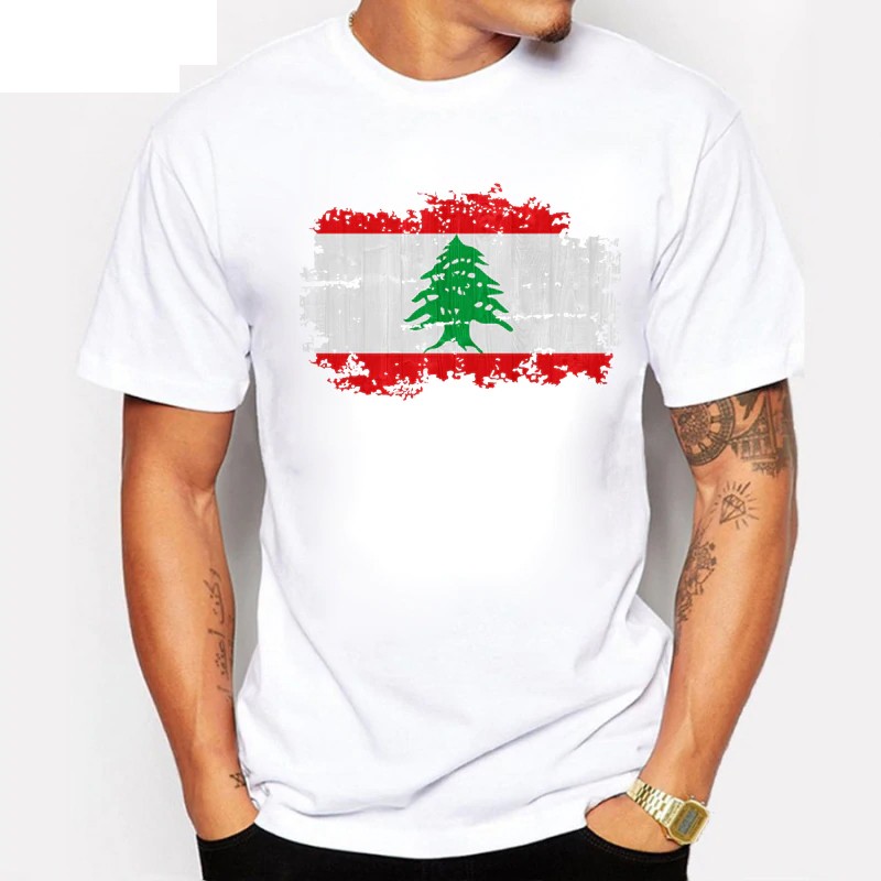 T-Shirt Drapeau Liban - Collection Pays Lebanon