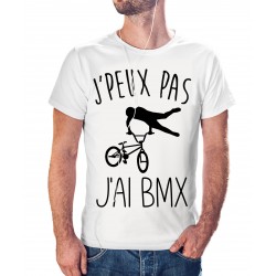 T-shirt j'peux pas j'ai BMX - cadeau homme