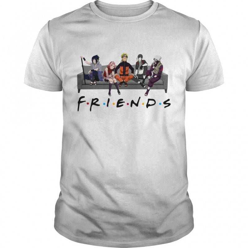 T-Shirt Naruto Friends - cadeaux manga sai kakashi