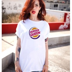 T-Shirt Burger Queen - Femme Cadeau