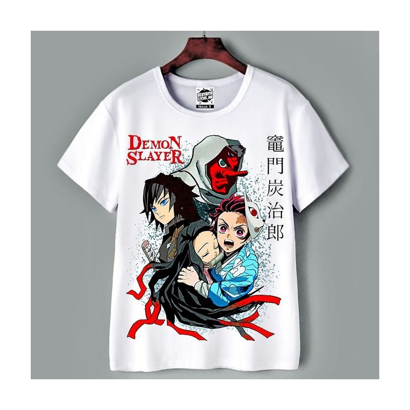 T-Shirt kimetsu no yaiba demon slayer - homme et enfant