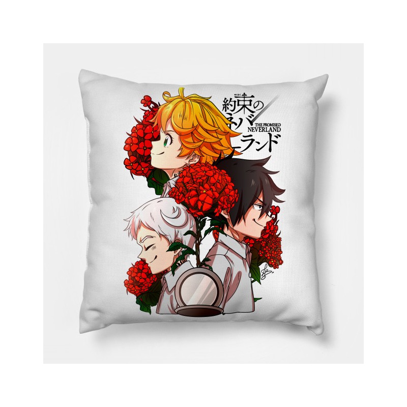 Coussin promised neverland - Housse + taie d'oreiller