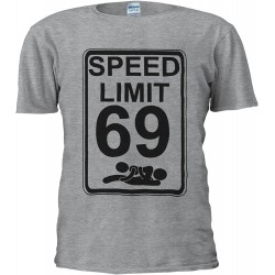 T-Shirt position 69 gris - homme kamasutra speed limit