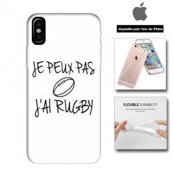 Coque Je peux pas j'ai rugby - Iphone Collection