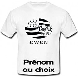 TShirt personnalisé breizh - Homme & Enfant breton avec prénom