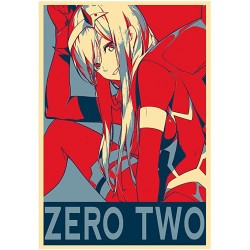 Affiche Darling in the franxx -  Poster avec cadre tableau zero Two