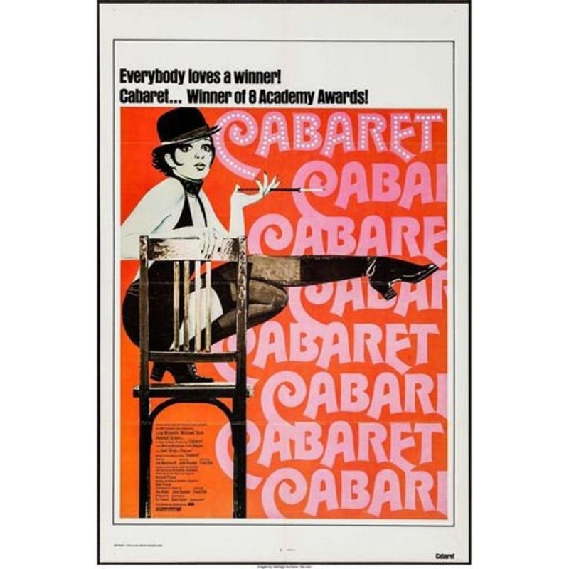 Affiche Vintage cabaret -  Poster avec cadre tableau