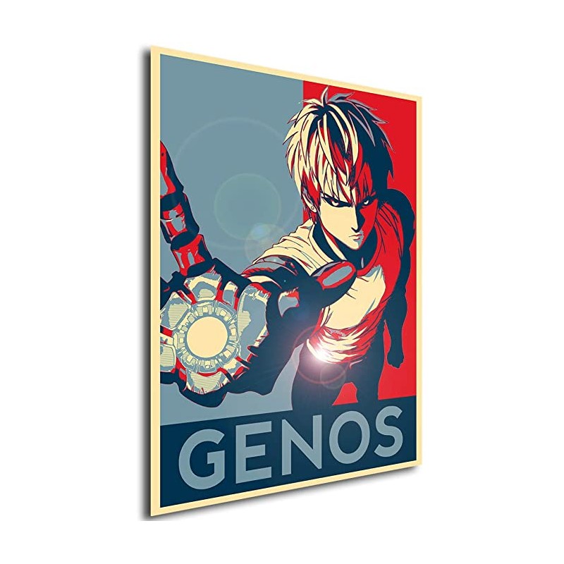 Affiche Genos - Poster avec cadre tableau one punch man