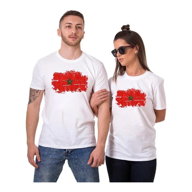 T-Shirt Couple maroc - Cadeau duo amoureux