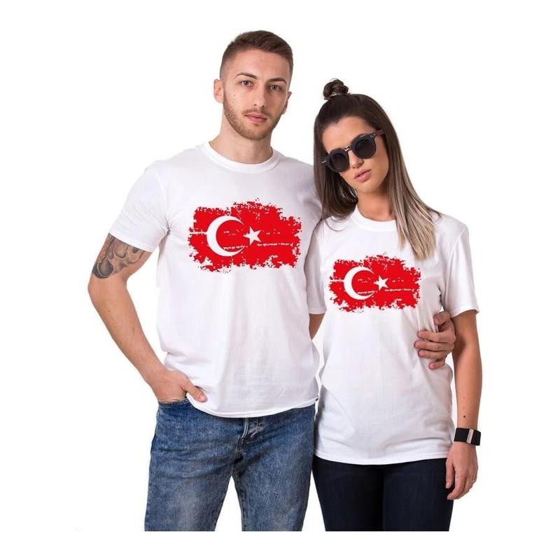 T-Shirt Couple Turquie - Cadeau duo amoureux
