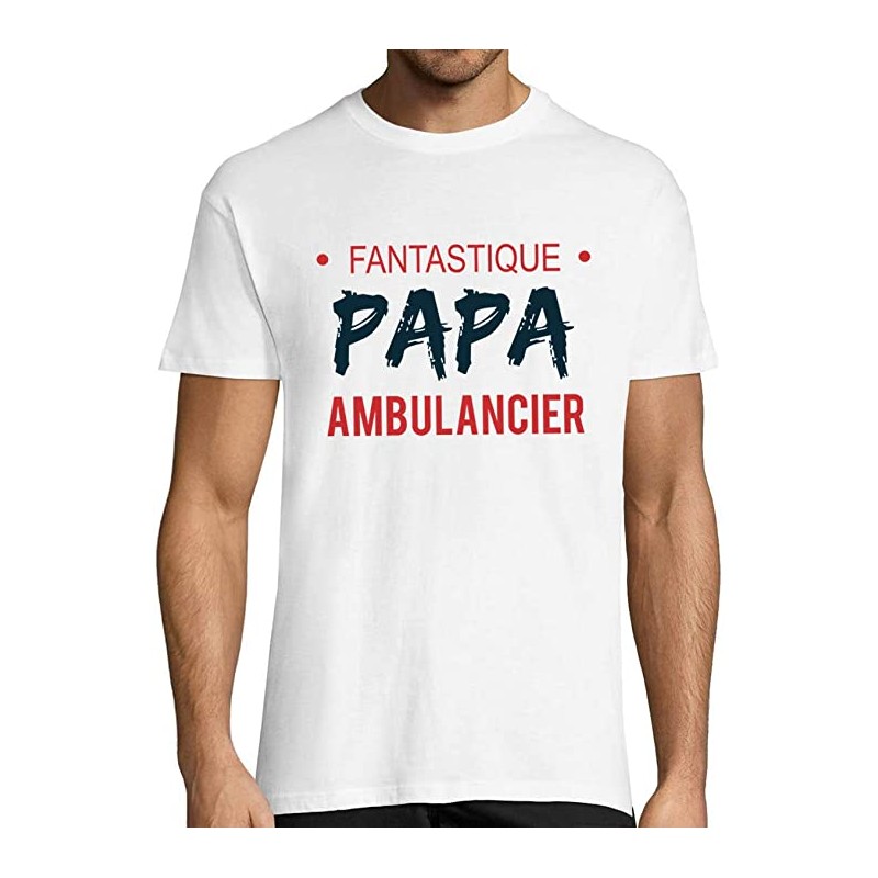 TShirt Papa ambulancier - Adulte et enfant