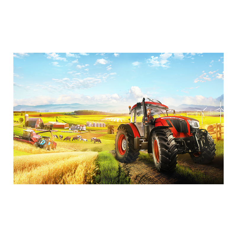 Affiche Farming simulator - Poster avec cadre tableau