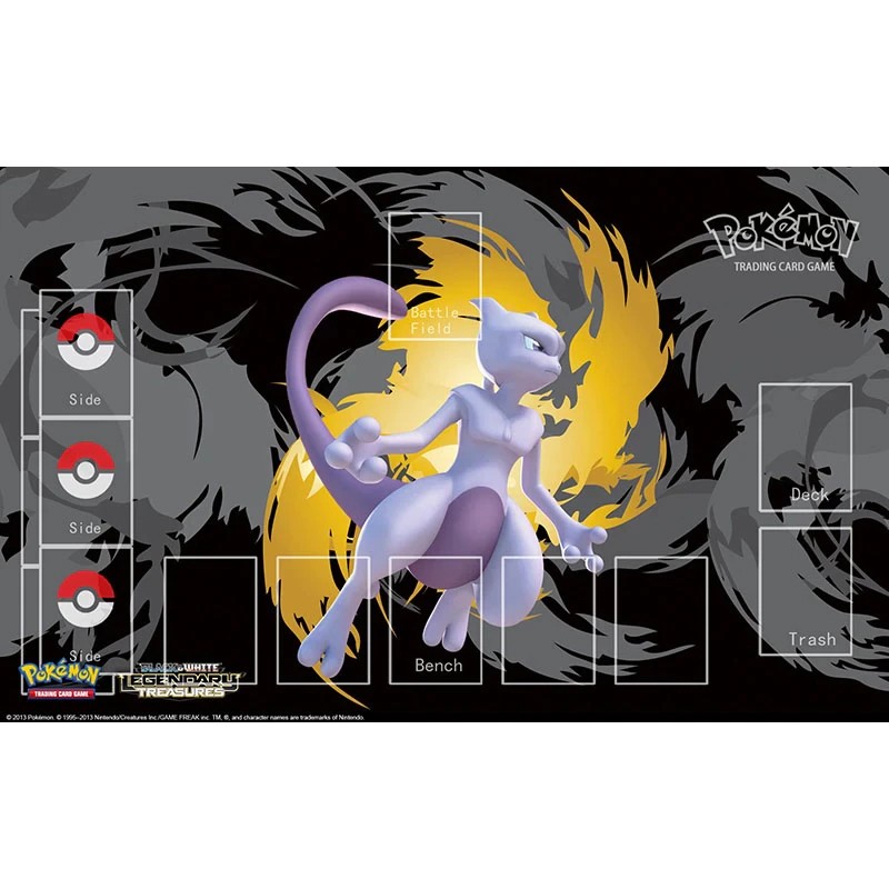 Tapis de jeu Pokemon Trading Card Game - 1 joueur motif Mew Two