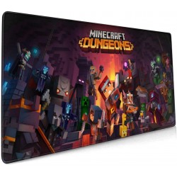 Tapis de souris géant gaming - Minecraft dongeons