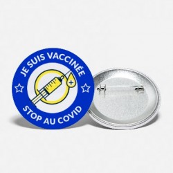 Badge vaccin anti covid - Je suis vacciné !