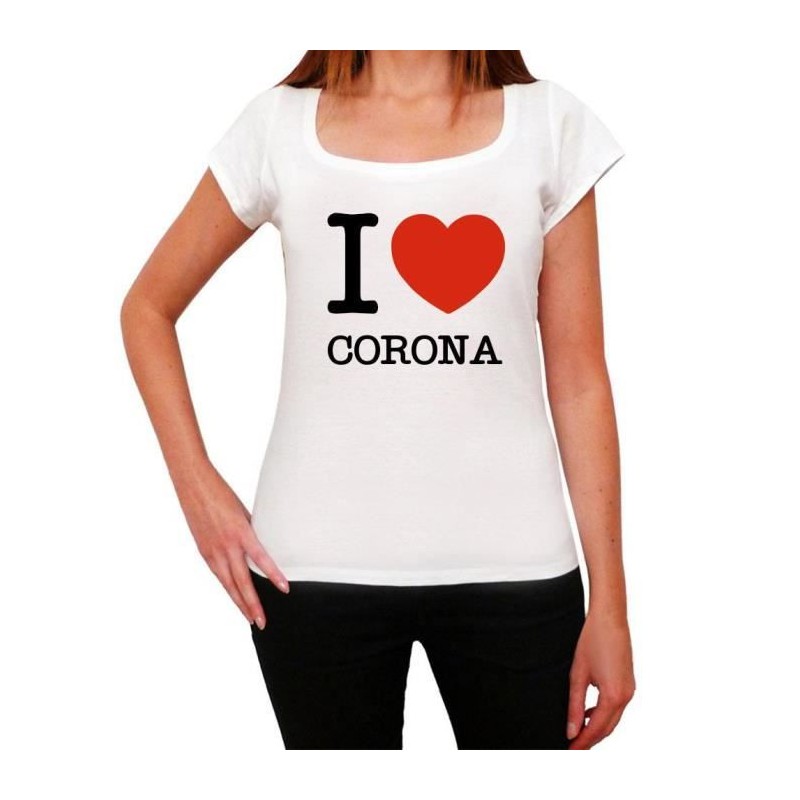 T-Shirt Femme i love corona