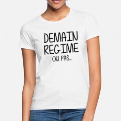 T-Shirt Demain régime Femme / enfant
