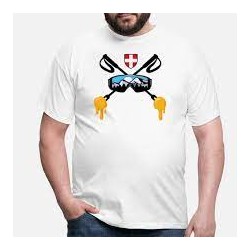 T-Shirt Skie Savoie - Adulte et enfant