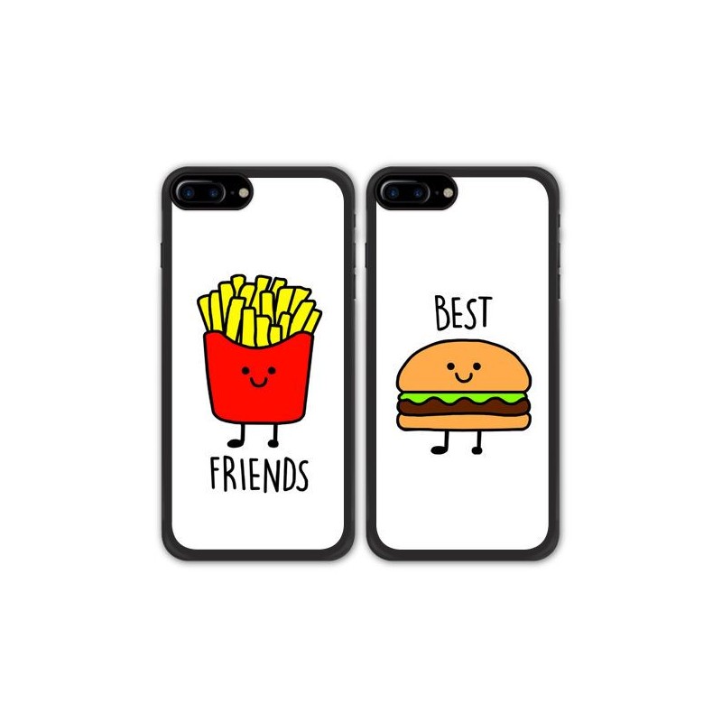 Coque amitié Best Friends - Fast Food