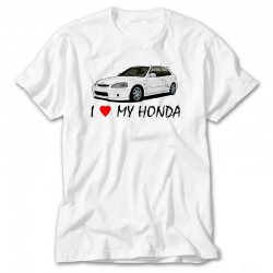 T-Shirt Love my honda - Adulte et enfant vêtement automobile