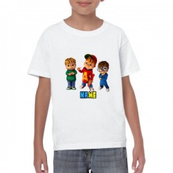 T-Shirt Alvin and the chipmunks Adulte / enfant - vêtement prénom personnalisable