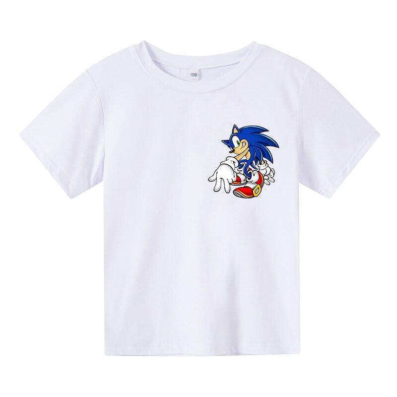 T-Shirt Sonic roi du style - Adulte et enfant gamer