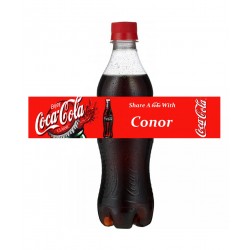 Étiquettes Coca Cola x 4 - nom personnalisable - décoration anniversaire fête