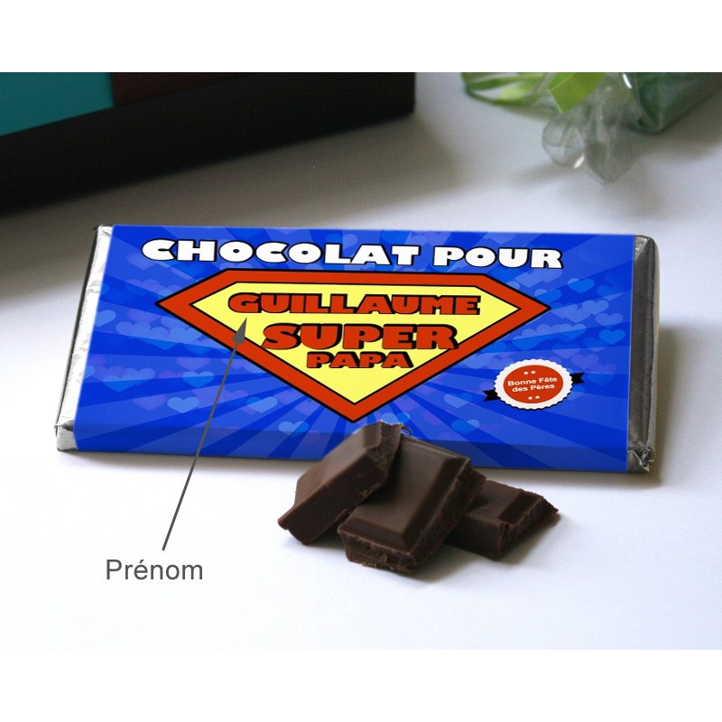 Tablette de Chocolat personnalisé
