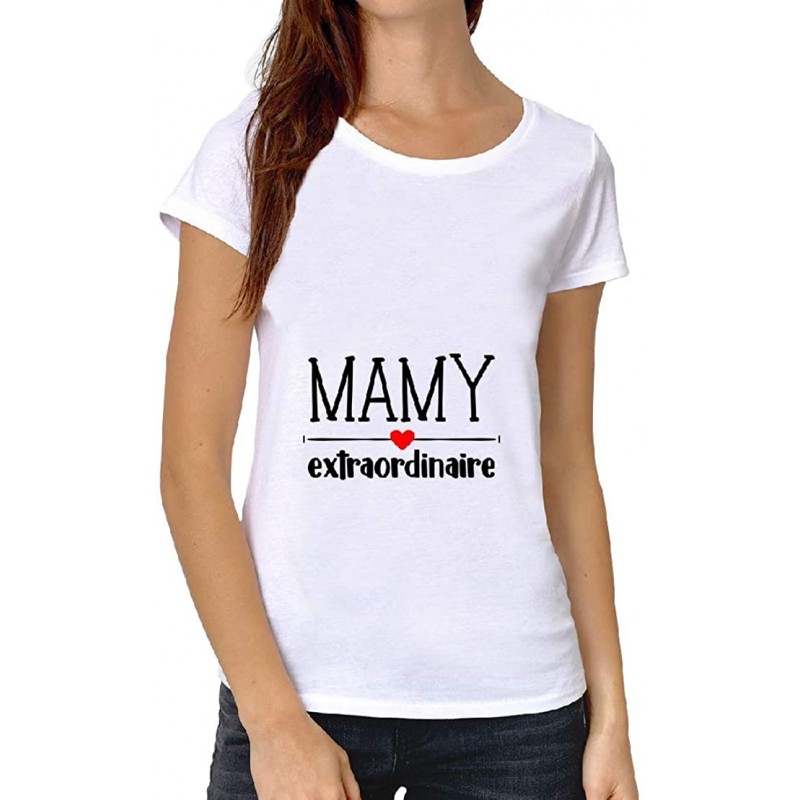 T-Shirt mamy extraordinaire - Femme Cadeau