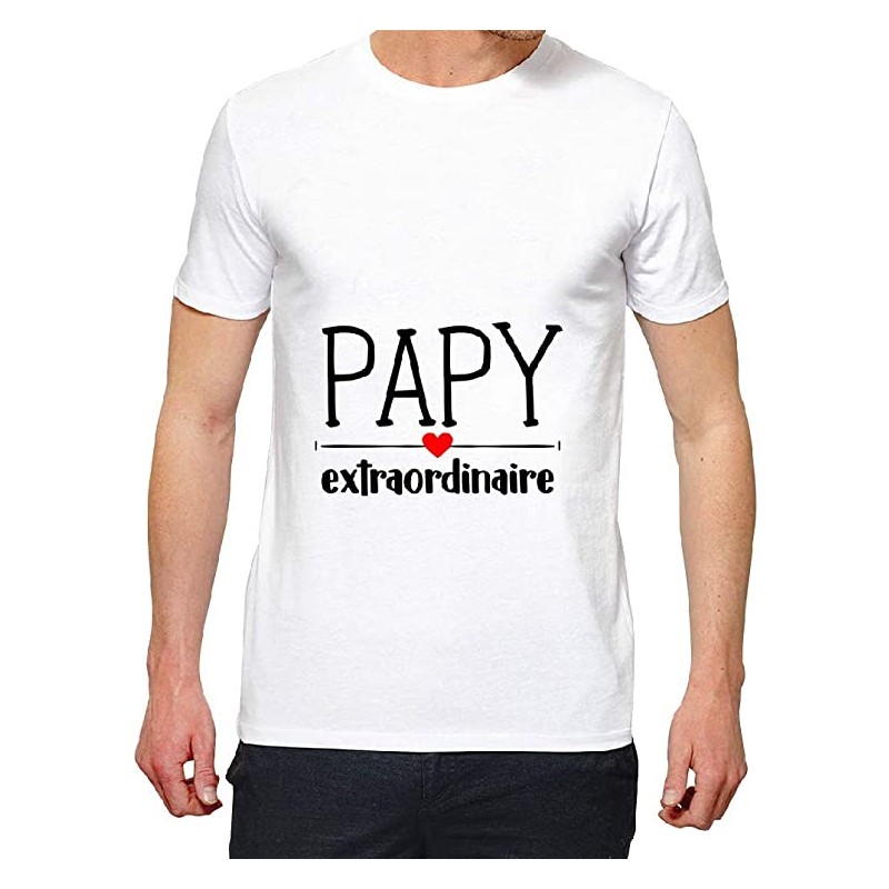 T-Shirt papy extraordinaire - Cadeau grand parent