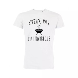 T-shirt Je peux pas j'ai barbecue - Adulte et enfant