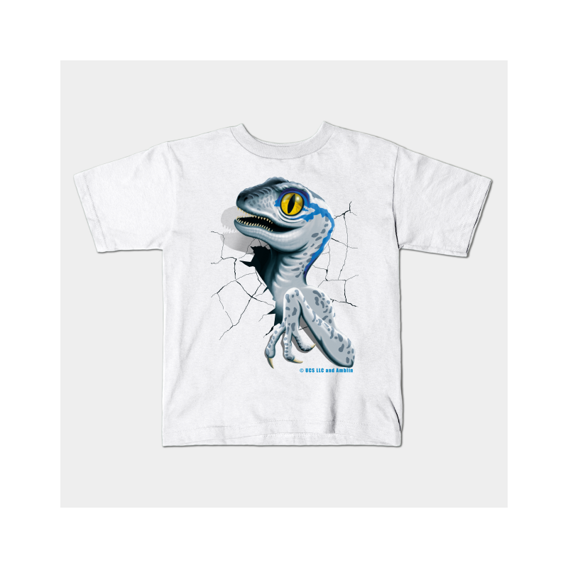 T-shirt Jurassic World - Adulte et enfant baby blue raptor