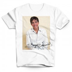 T-shirt Gregory Lemarchal autographe - Adulte et enfant cadeau fan