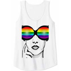 Débardeur Sunglasses LGBT Flag Gay Pride - Homme