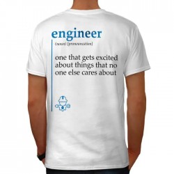 T-shirt ingénieur cadeau - Adulte et enfant impression dans le dos