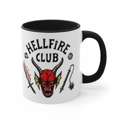 Mug hellfire club - tasse cadeau stranger things bicolor