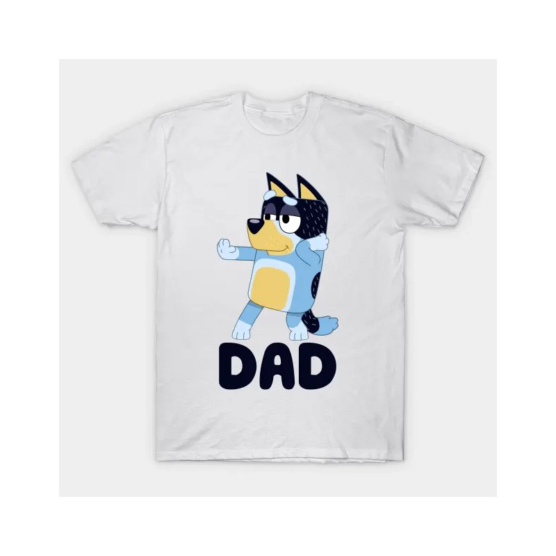 T-Shirt bluey DAD - Taille enfant et adulte