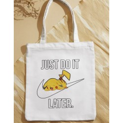 Totebag - Pikachu en mode sieste