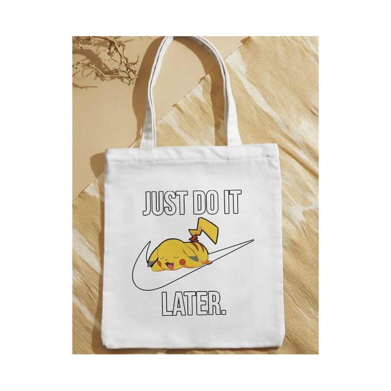 Totebag - Pikachu en mode sieste