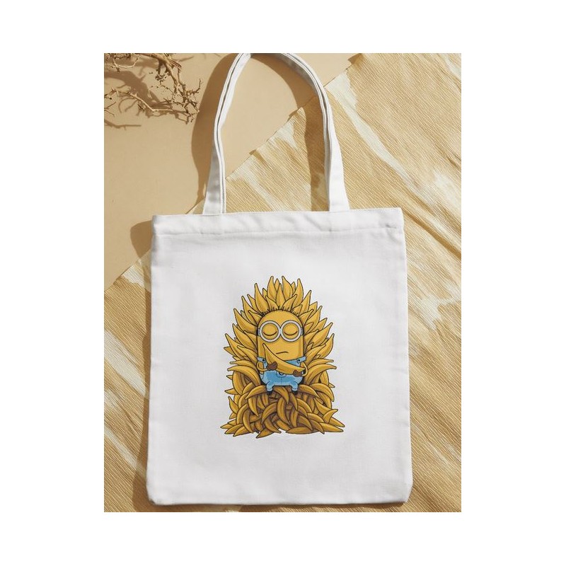 Totebag - Minion Trône de Bananes