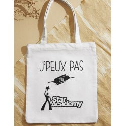 Totebag - "J'Peux Pas, J'ai Star Academy"