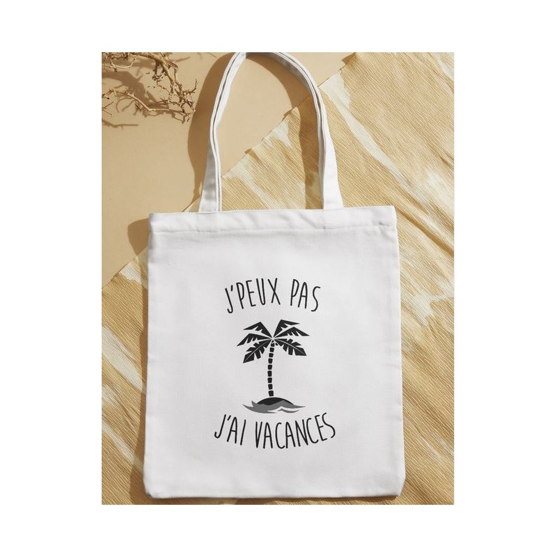 Totebag - J'Peux Pas, J’ai Vacances