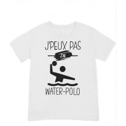 T-shirt Je peux pas j'ai Water Polo - Cadeau enfant