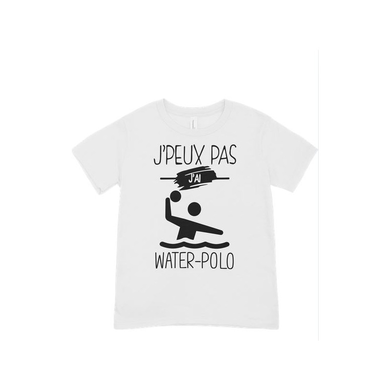 T-shirt Je peux pas j'ai Water Polo - Cadeau enfant