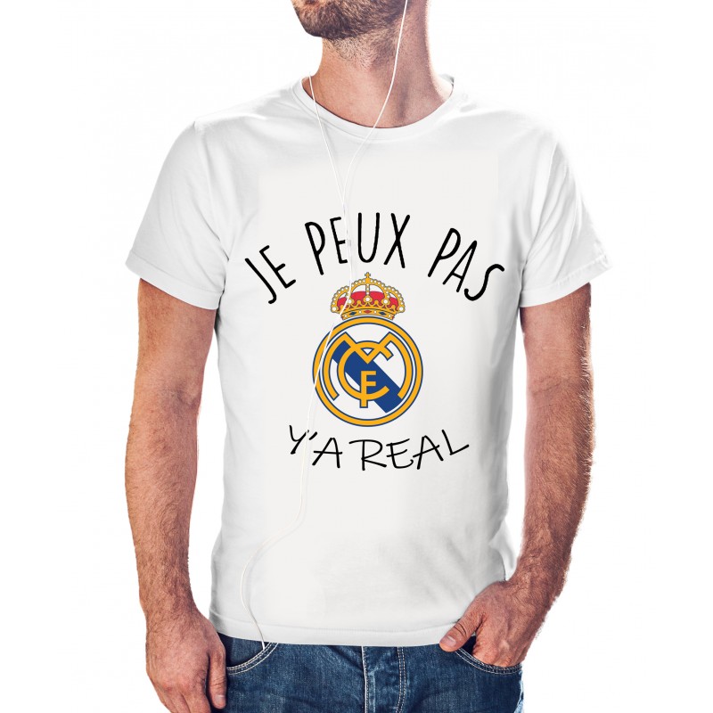 T-shirt j'peux pas y'a Paris - cadeau homme football Taille S