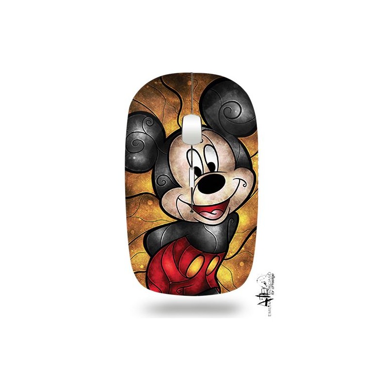 Souris ordinateur sans fil - Mickey Vintage