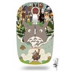 Souris ordinateur sans fil - studio ghibli